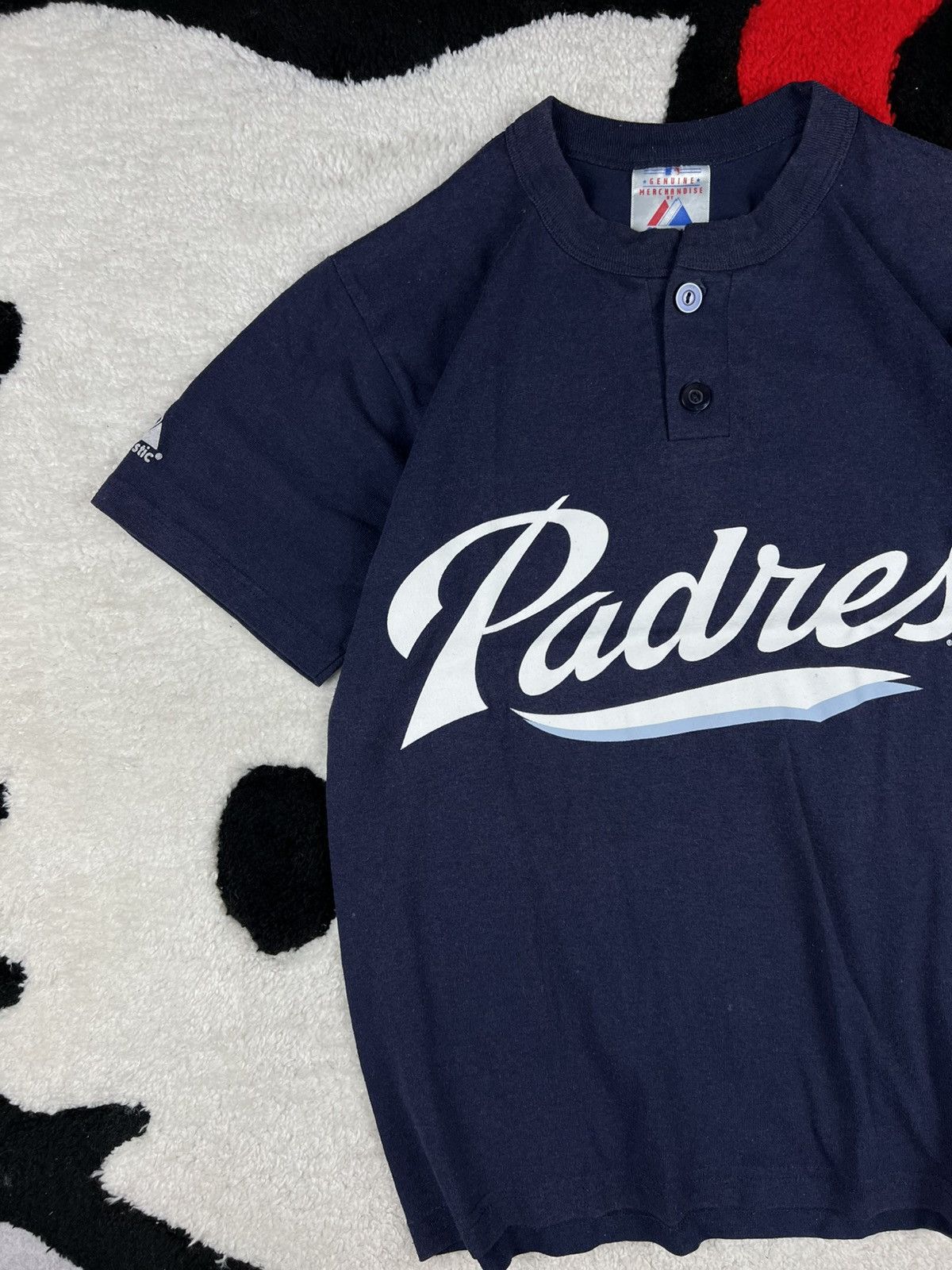 Majestic Y2K Majestic San Diego Padres Retro Tee Shirt Size M / US 6-8 / IT 42-44 - 2 Thumbnail