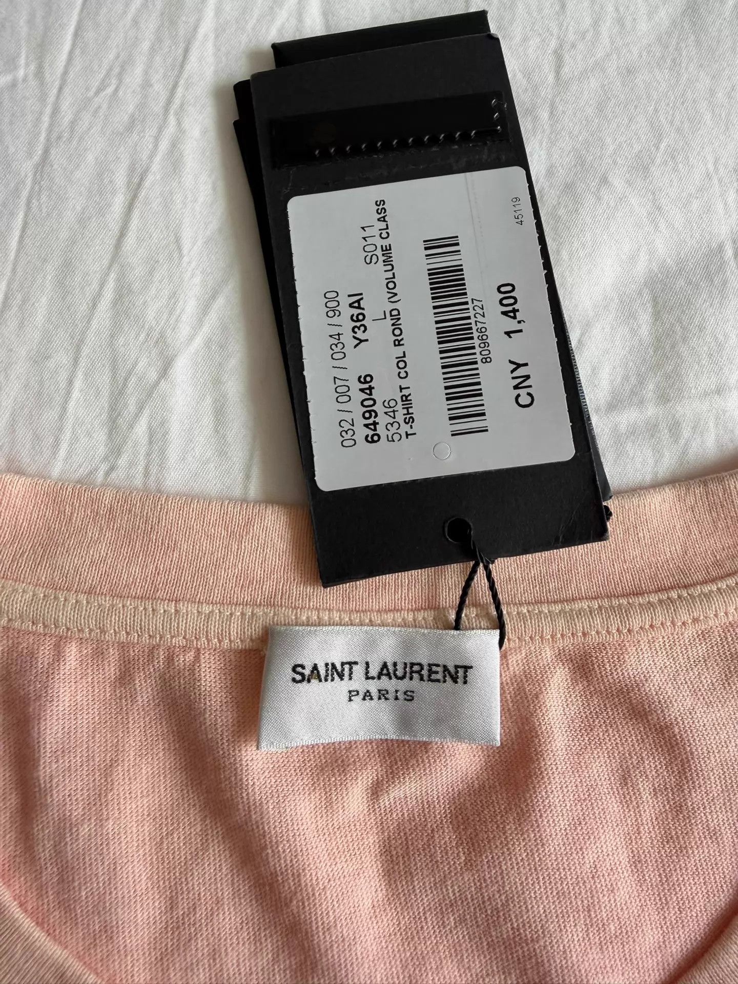 Saint Laurent Paris Saint Laurent Men's Gradient Rainbow T-shirt Ｑ23 Size US L / EU 52-54 / 3 - 3 Thumbnail