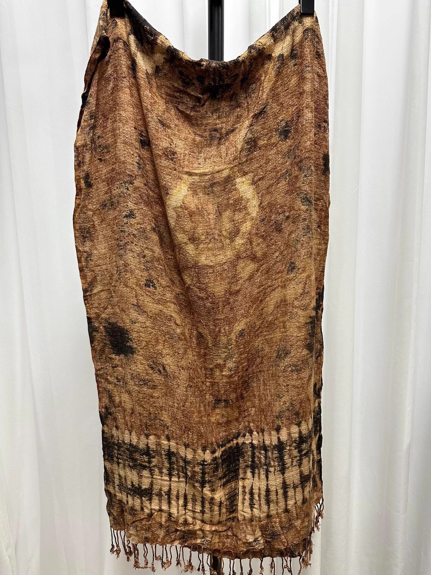 Yohji Yamamoto Yohji Yamamoto y's Wasteland Dye C/S Unique Scarf 180x60 Size ONE SIZE - 2 Thumbnail