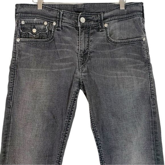 True Religion True Religion Straight Leg Mega T Jeans Size 36 Size US 36 / EU 52 - 3 Thumbnail