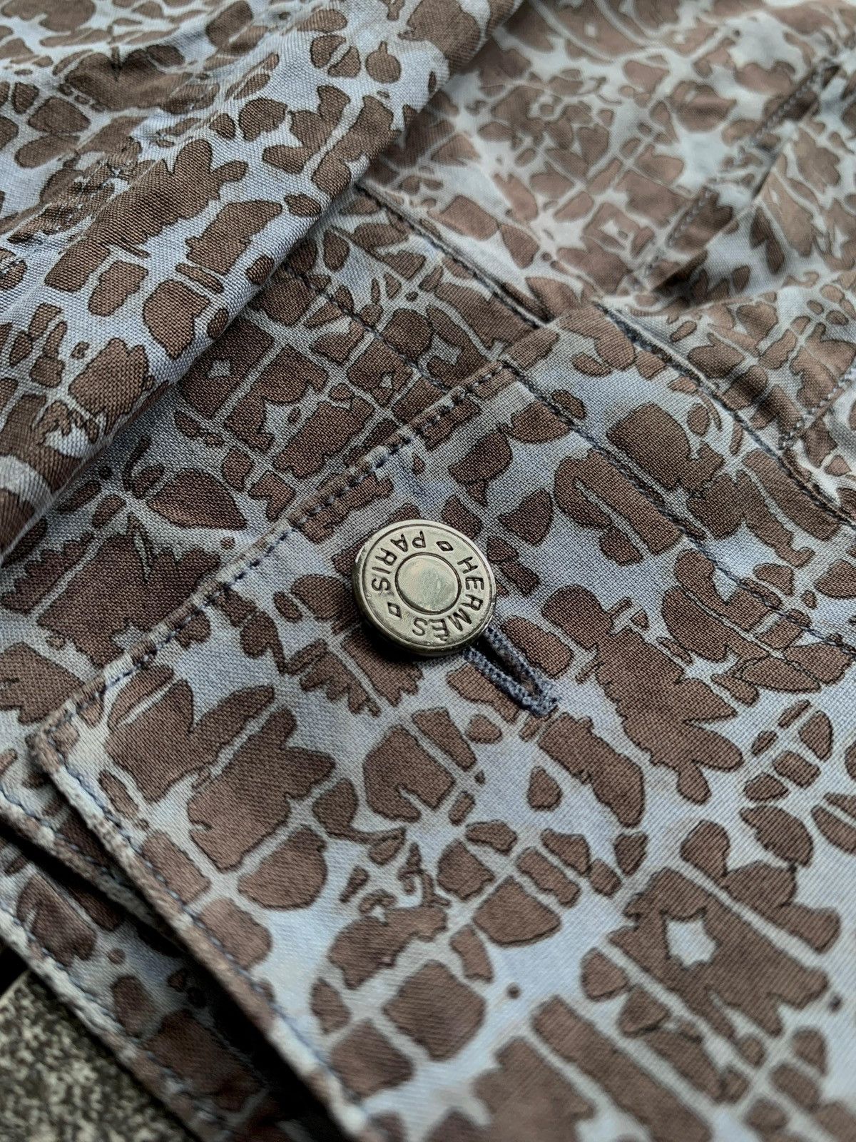 Hermes FREE TAX! Printed Ls Shirt Size US M / EU 48-50 / 2 - 7 Thumbnail