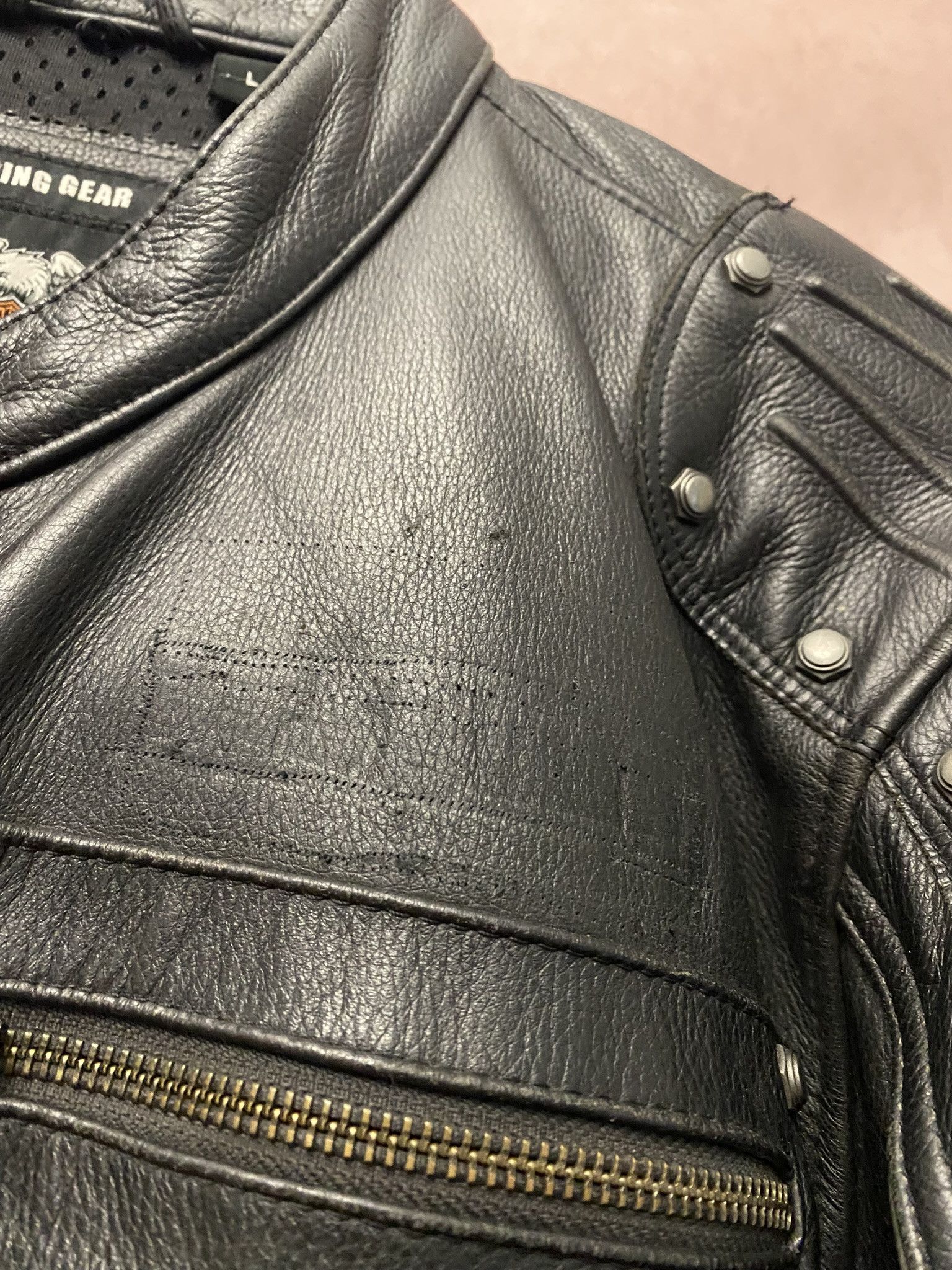 Harley Davidson × Leather × Vintage Harley Davidson Leather Biker Jacket Motorcycle Full Zip Size US L / EU 52-54 / 3 - 14 Thumbnail