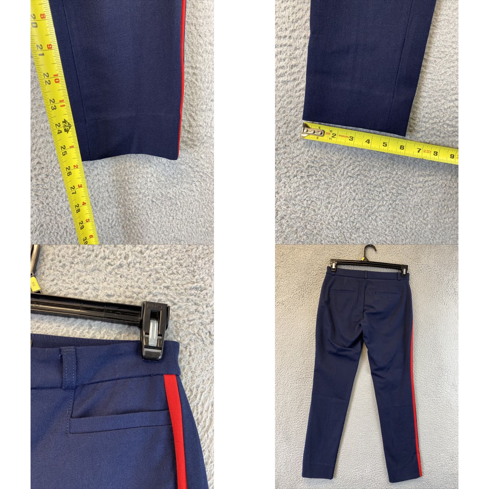 Banana Republic Banana Republic Dress Pants Women's Skinny Cotton Blend 0 30" Waist Blue 26" Inseam Regular Size 0 Office Business Wear Pants Women Size 25" / US 0 / IT 36 - 8 Thumbnail