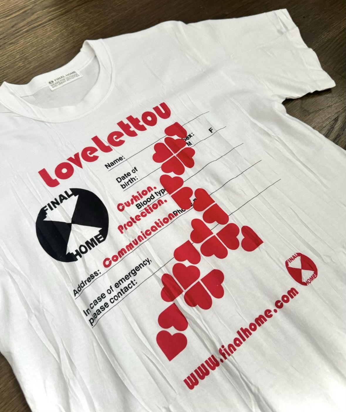 Final Home final home lovelettou tee Size US S / EU 44-46 / 1 - 2 Thumbnail
