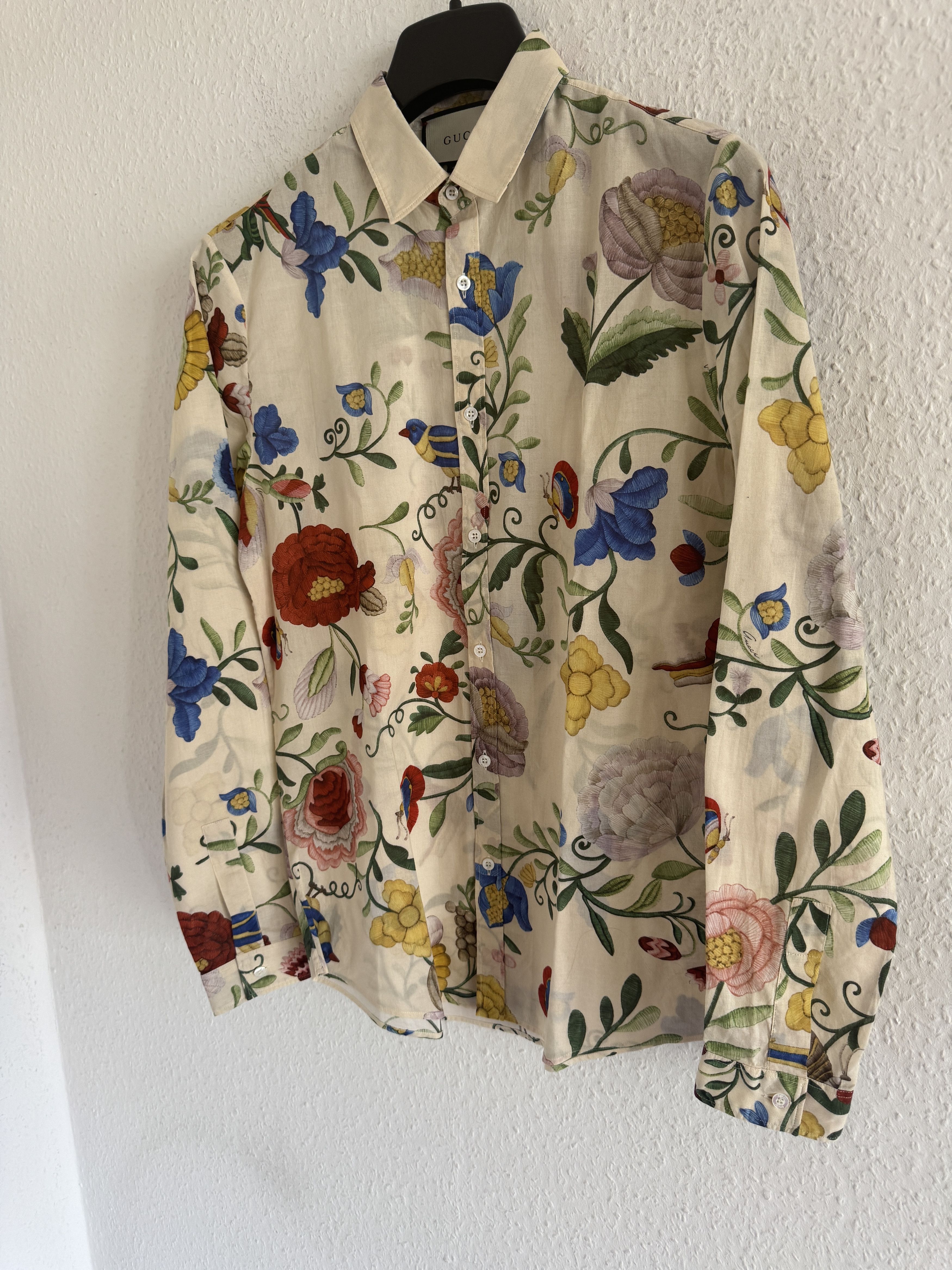Gucci Duke Floral Button-Up Shirt Size US M / EU 48-50 / 2 - 3 Thumbnail