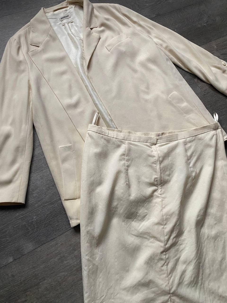 Hermes Women's Vintage HERMES Suit Set Size 46, silk 100% Size XL / US 12-14 / IT 48-50 - 2 Thumbnail