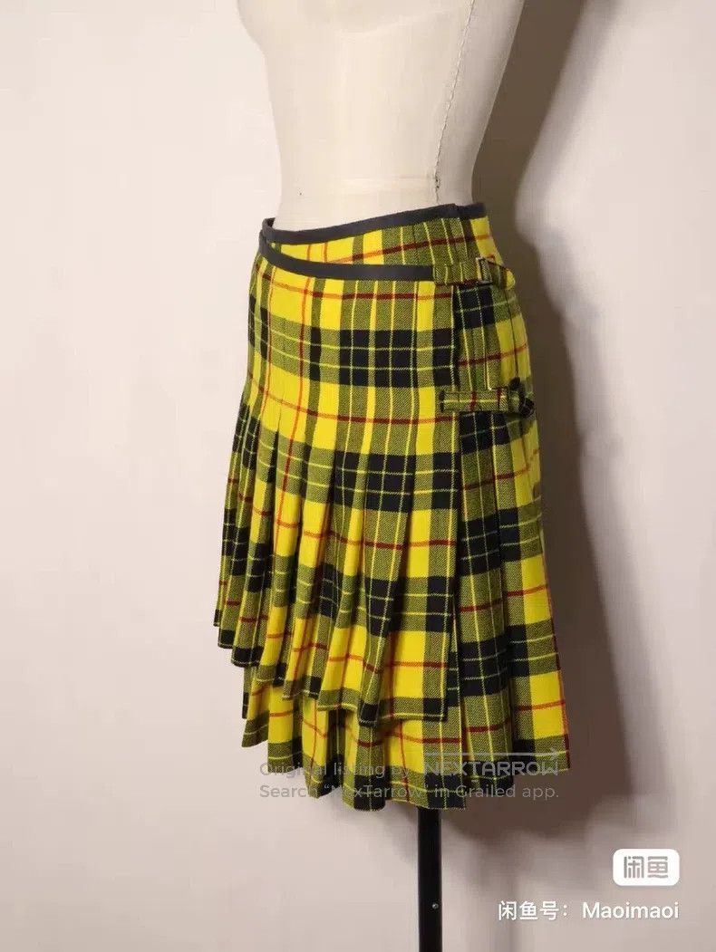 Comme des Garcons Comme Des Garcons size M Yellow pleated skirt with classic Size 23" - 4 Thumbnail