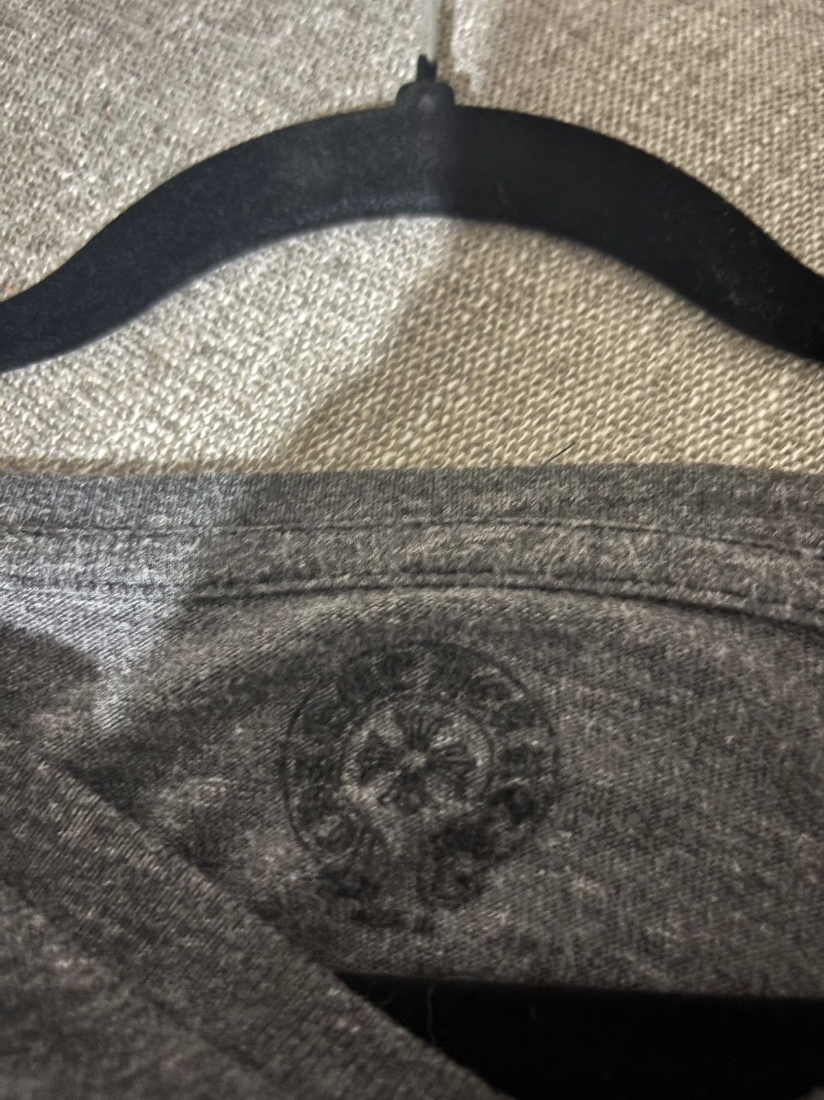 Chrome Hearts グレー Vネック Tシャツ Chrome Hearts Vintage Chrome Hearts V Neck T Shirt | Grailed