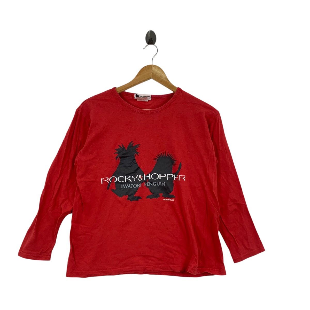 Vintage Vintage SHISEIDO ROCKY & HOPPER Iwatobi Penguin Tee Shirt Size L / US 10 / IT 46 - 3 Thumbnail