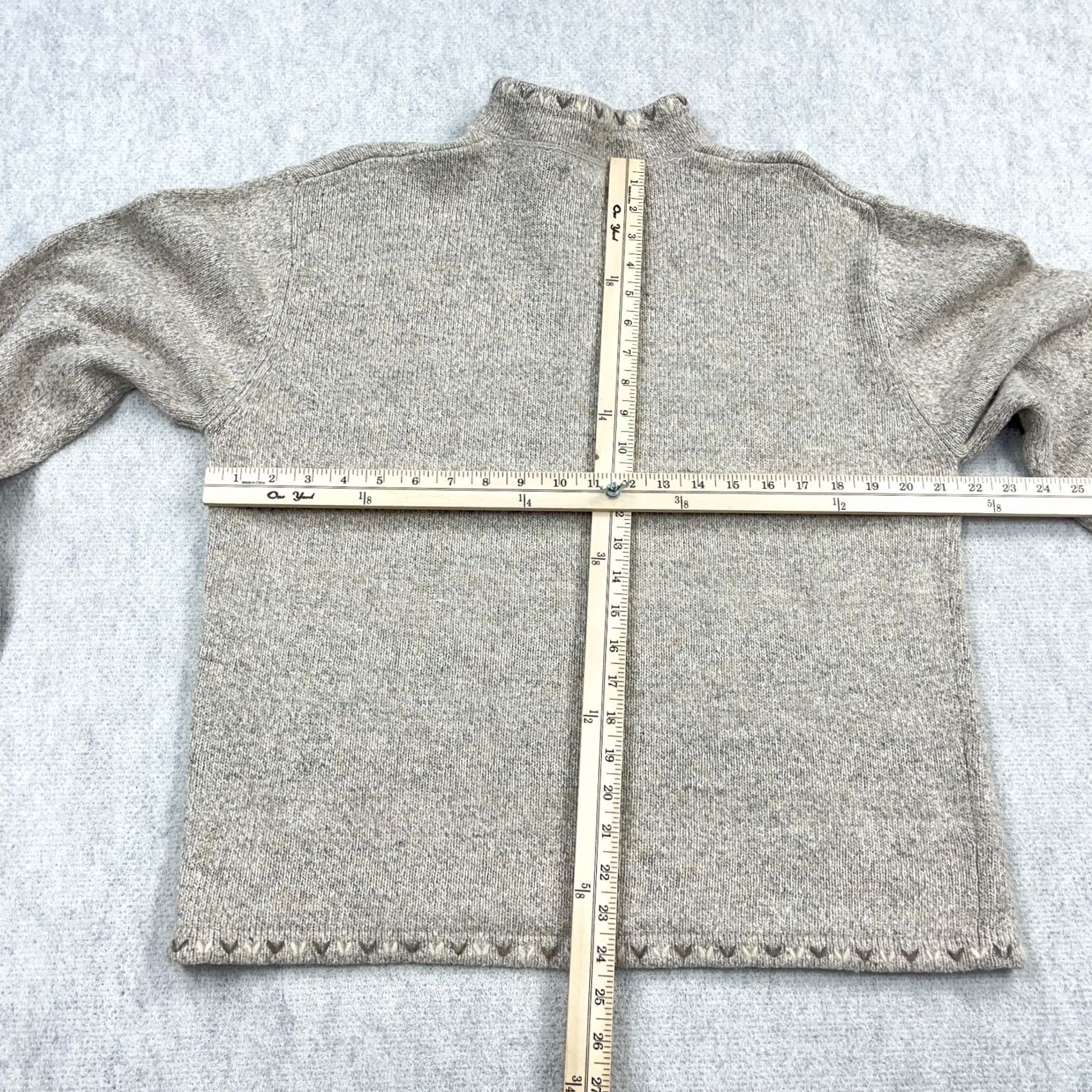 Vintage VINTAGE Woolrich Sweater Women XL Tan Wool Knit Pullover STAINS* Size XL / US 12-14 / IT 48-50 - 7 Thumbnail