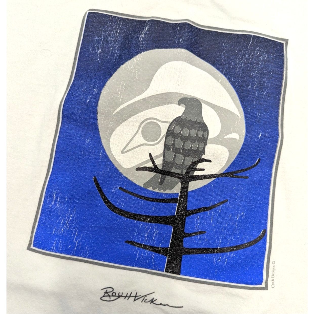 Gildan × Vintage Vintage Roy H Vickers First Nations Art t-shirt Size US L / EU 52-54 / 3 - 2 Thumbnail