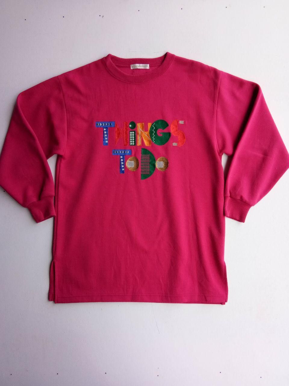 Other Vintage Wold Masser Things To Do Big Logo Sweatshirt Size US L / EU 52-54 / 3 - 1 Thumbnail