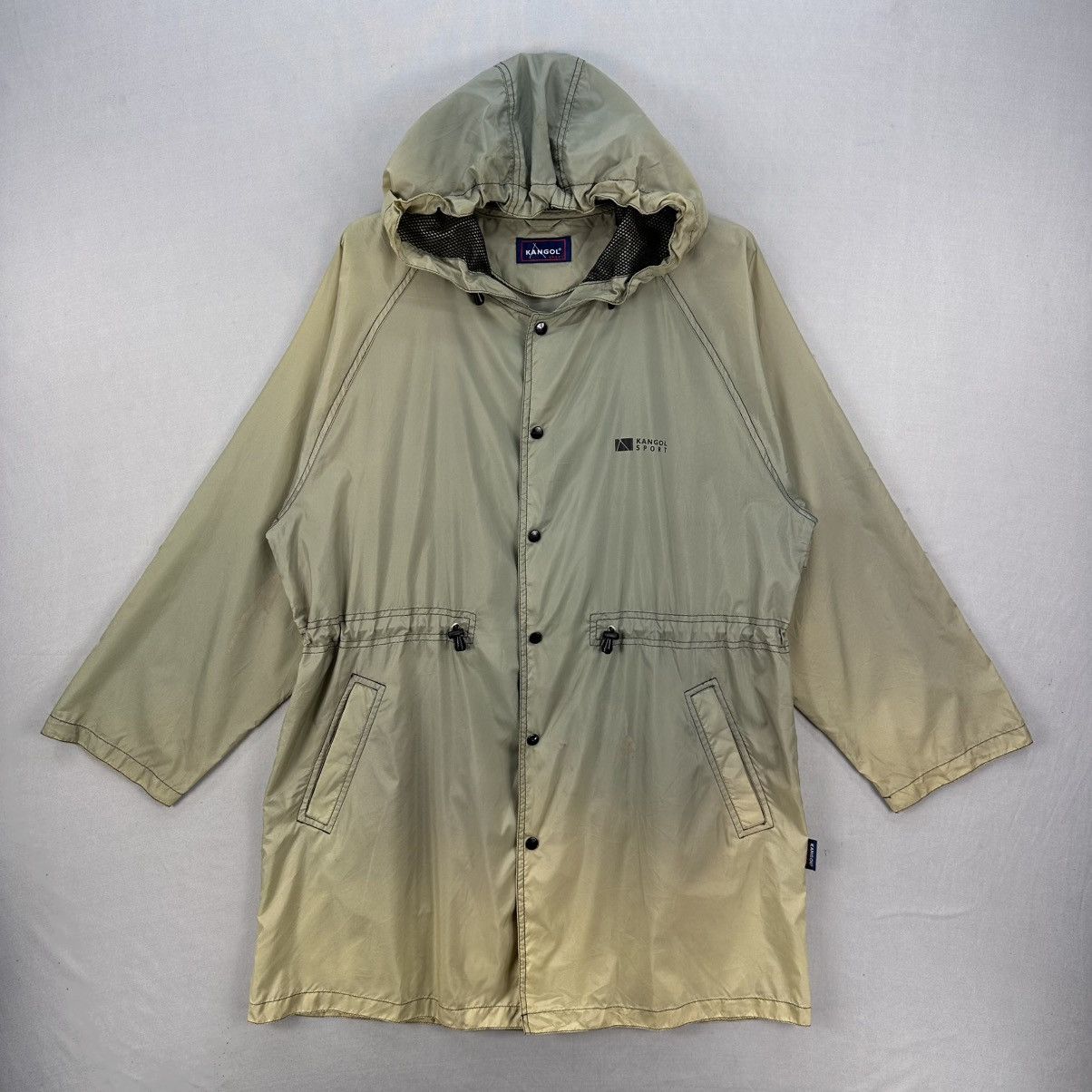 Kangol Vintage Kangol Sport Big Logo Nylon Jacket Hoodie Size M / US 6-8 / IT 42-44 - 1 Thumbnail