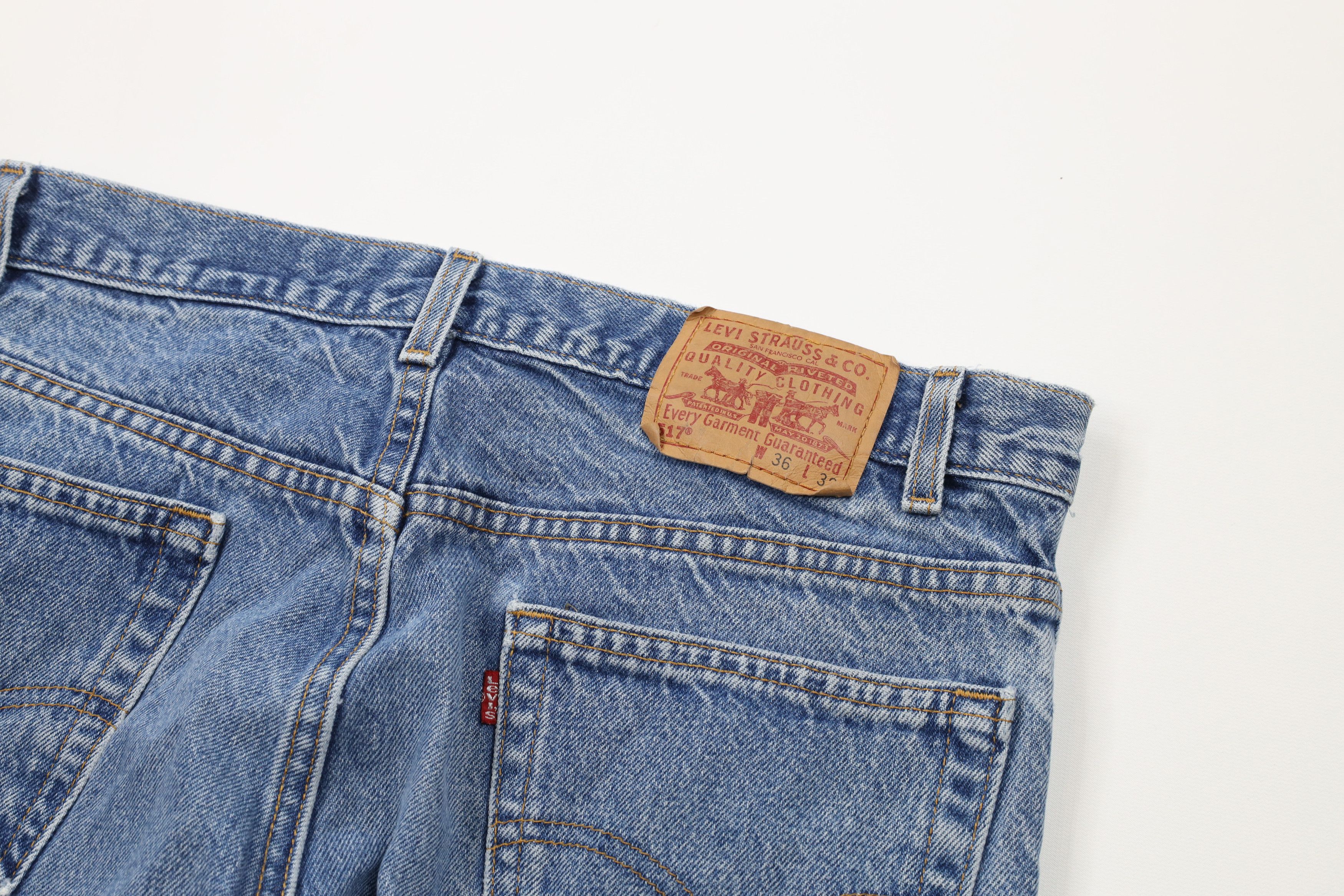 Levi's Vintage Y2K 2001 Levis 517 Flared Bootcut Denim Jeans USA Size US 38 / EU 54 - 14 Thumbnail