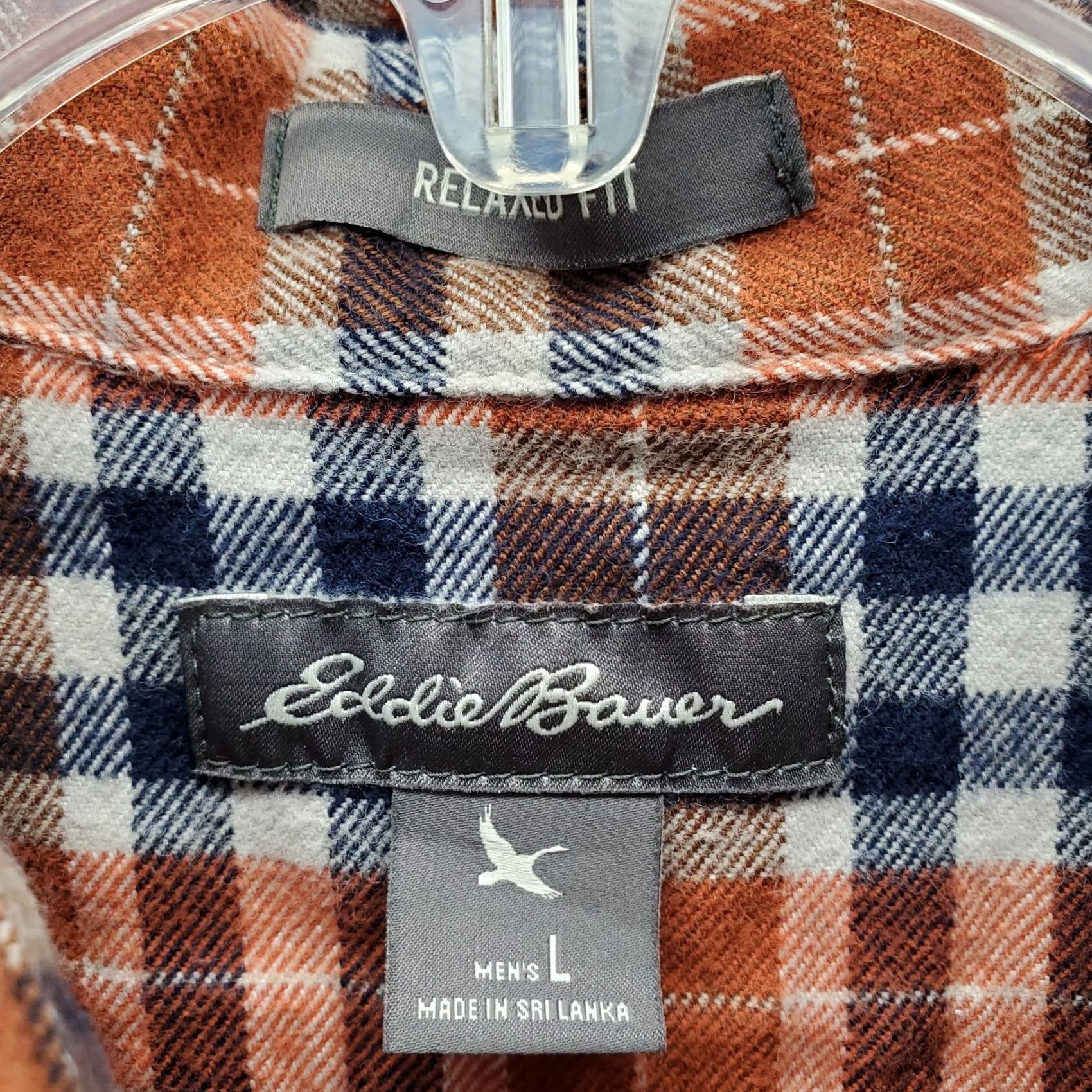 Eddie Bauer Eddie Bauer Mens L Flannel Shirt Multicolor Plaid Relaxed Button-Up Shirt Size US L / EU 52-54 / 3 - 5 Thumbnail