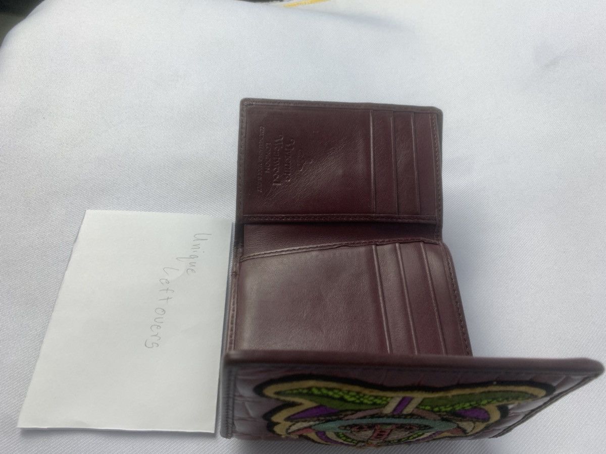 Vivienne Westwood Patent Croc Trifold Wallet Size ONE SIZE - 2 Thumbnail