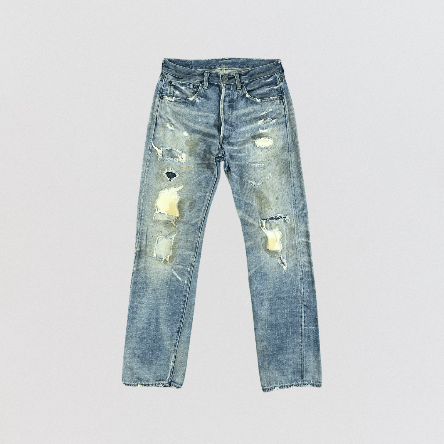 Levi's × Levi's Vintage Clothing × Vintage Vintage Big E Levis 501 Redline Jeans Pants-JM3192 Size US 31 - 1 Thumbnail