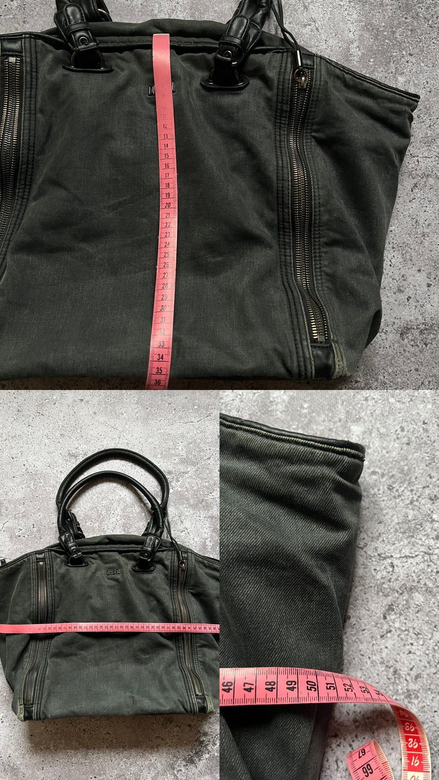 Diesel × Vintage Vintage Diesel Washed Denim Bag Size ONE SIZE - 24 Thumbnail
