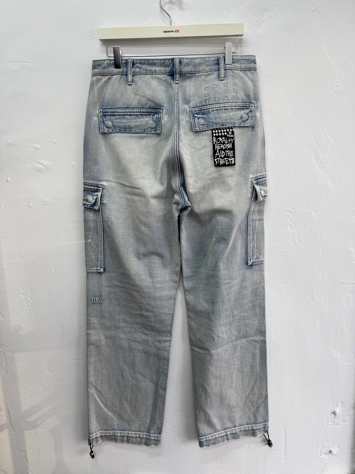 Ksubi new Ksubi mens riot cargo pant blue ice medium m 32 jeans Size US 32 / EU 48 - 5 Thumbnail