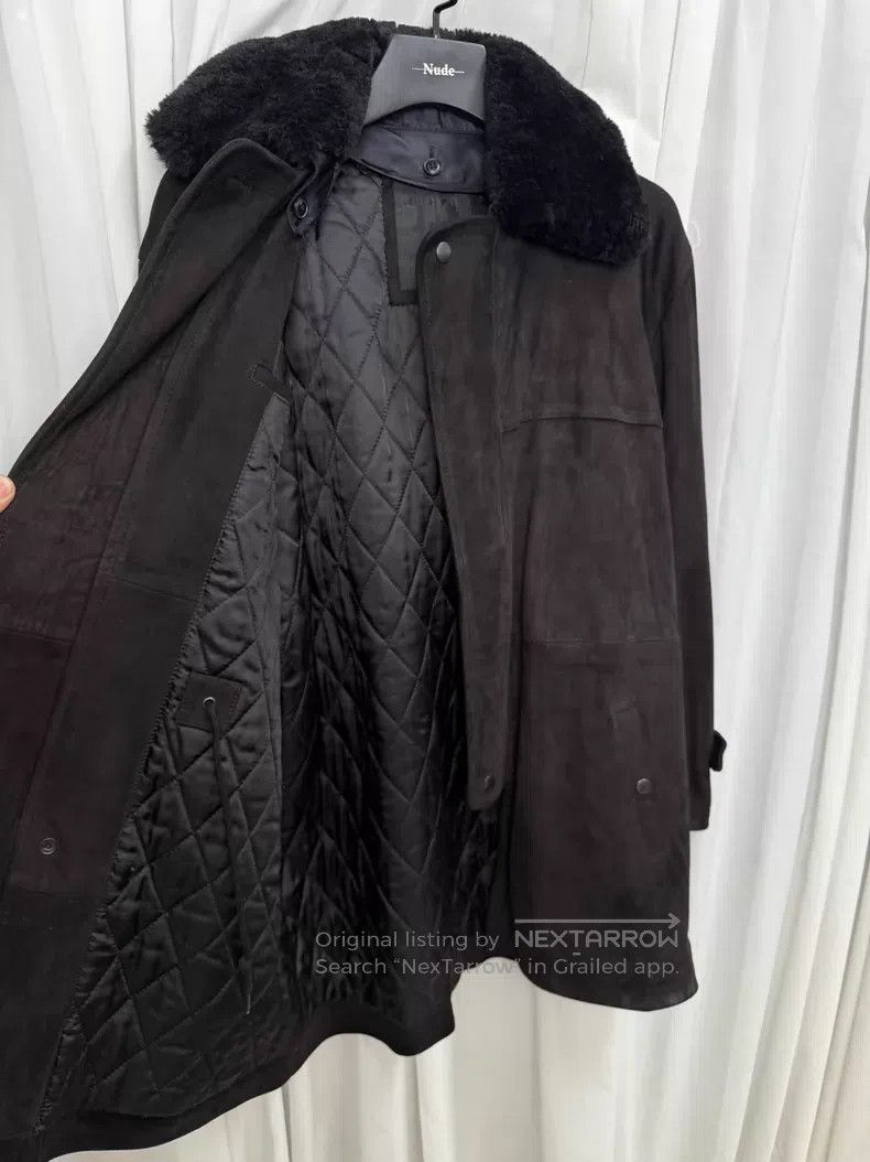 Yohji Yamamoto Yohji Yamamoto Shearling collar leather jacket| Size US M / EU 48-50 / 2 - 6 Thumbnail