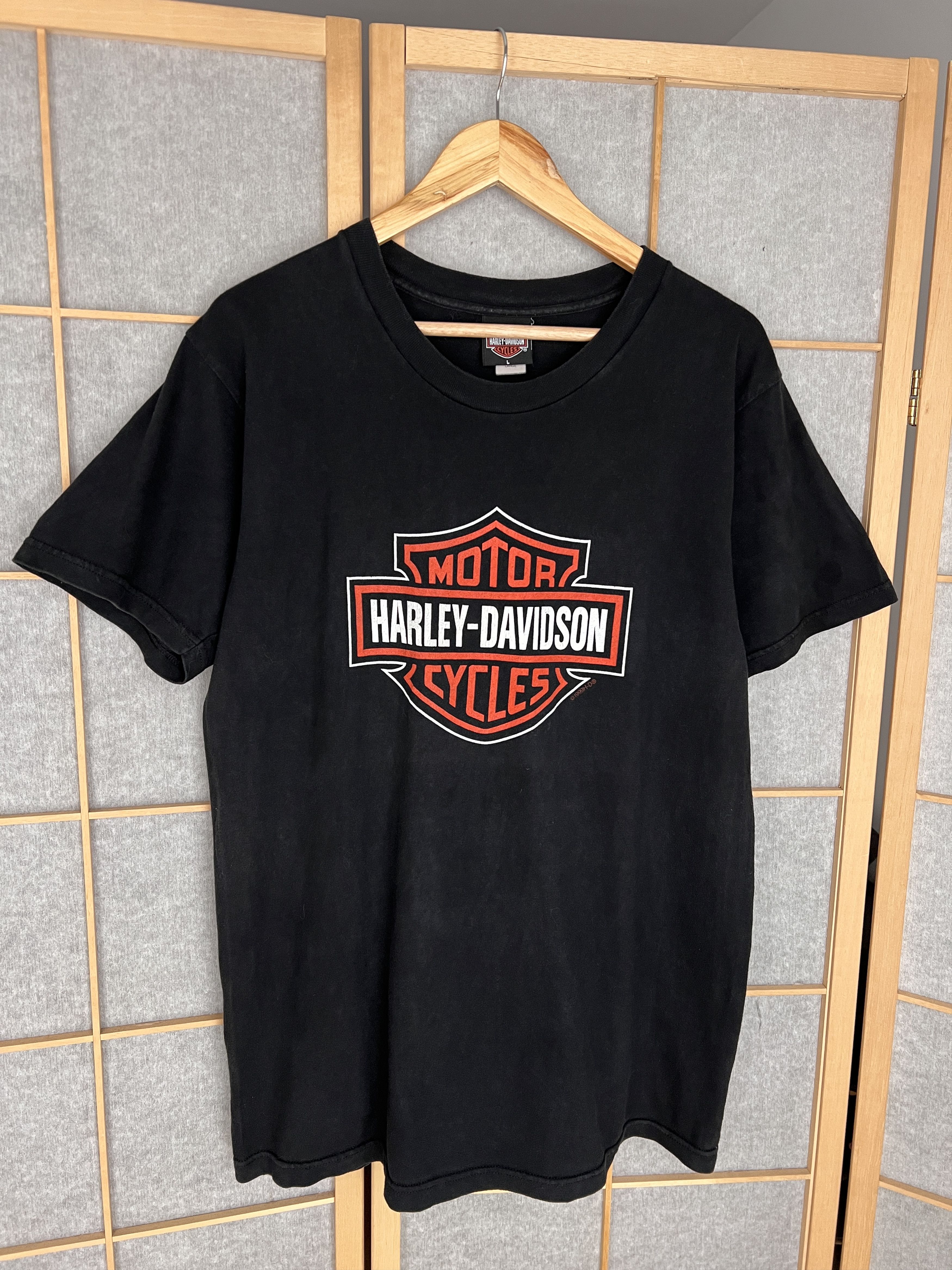 Harley Davidson 2002 Harley Davidson USA OG logo t shirt El Paso Texas tee L Size US L / EU 52-54 / 3 - 5 Thumbnail