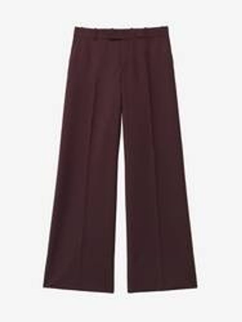 Alexander McQueen o1srvl11e0226 Low Rise Tailored Trousers In Bordeaux Size US 30 / EU 46 - 1 Thumbnail