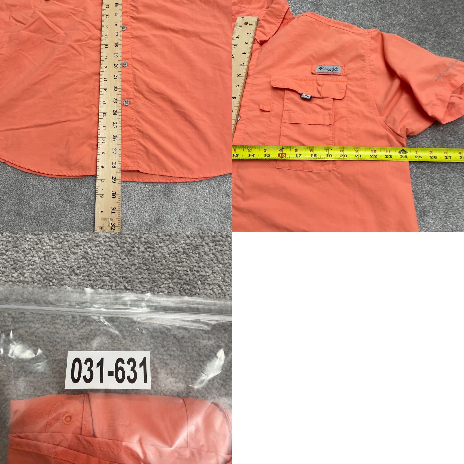 Vintage Columbia PFG Omni-Shade Bahama Shirt Men L Orange Short Sleeve Button-Up Casual Size US L / EU 52-54 / 3 - 9 Thumbnail