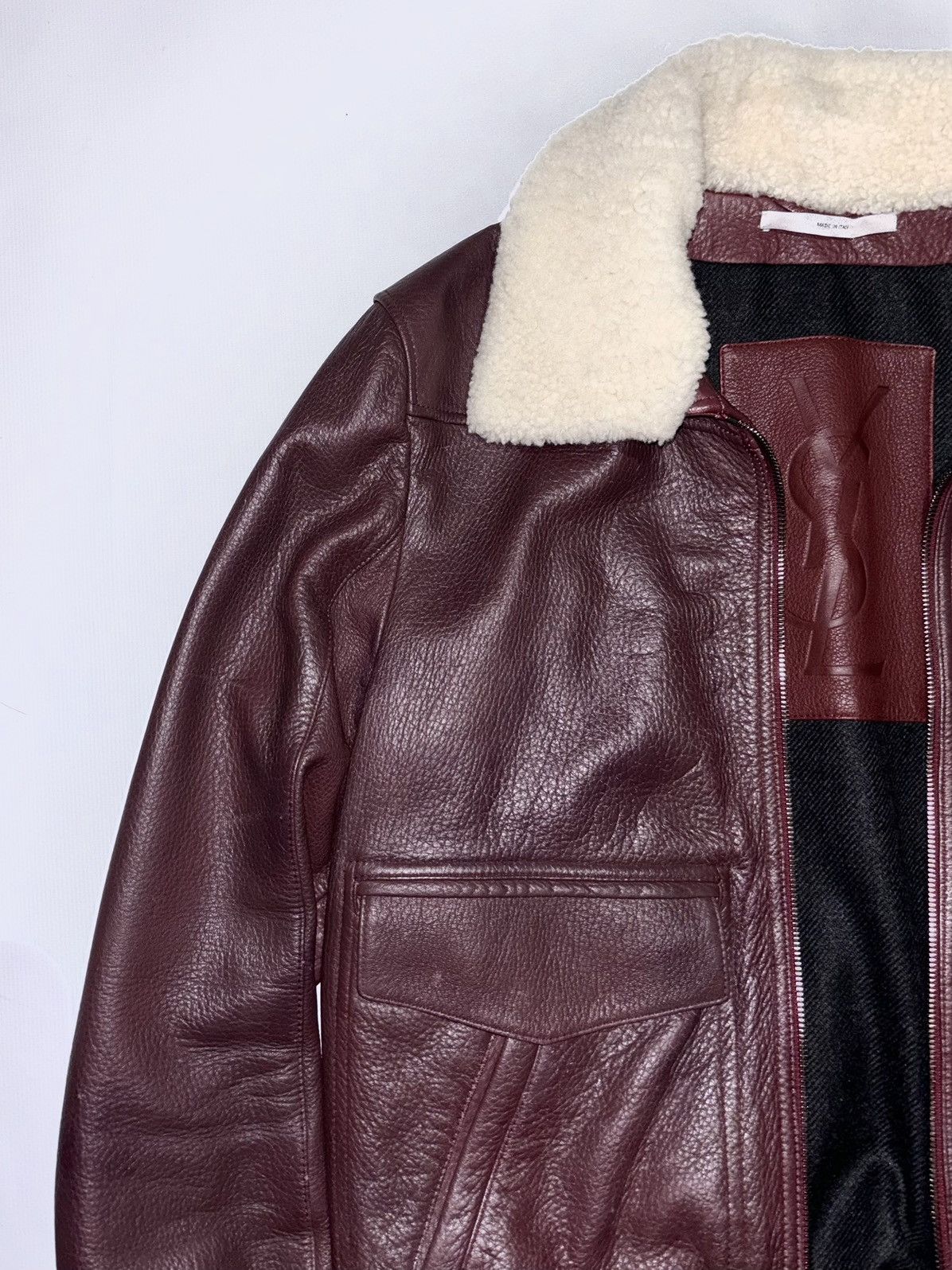 Saint Laurent Paris Yves Saint Laurent Rive Gauche by Tom Ford leather jacket Size US M / EU 48-50 / 2 - 6 Thumbnail