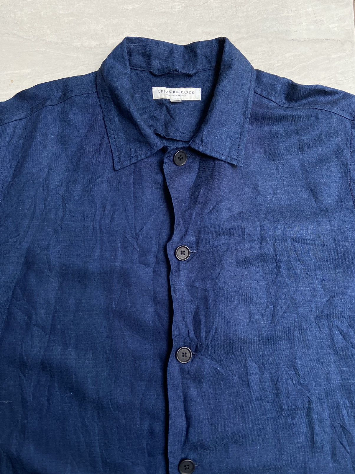 Designer × Japanese Brand × URBAN RESEARCH DOORS URBAN RESEARCH Blue Shirt Size US L / EU 52-54 / 3 - 3 Thumbnail