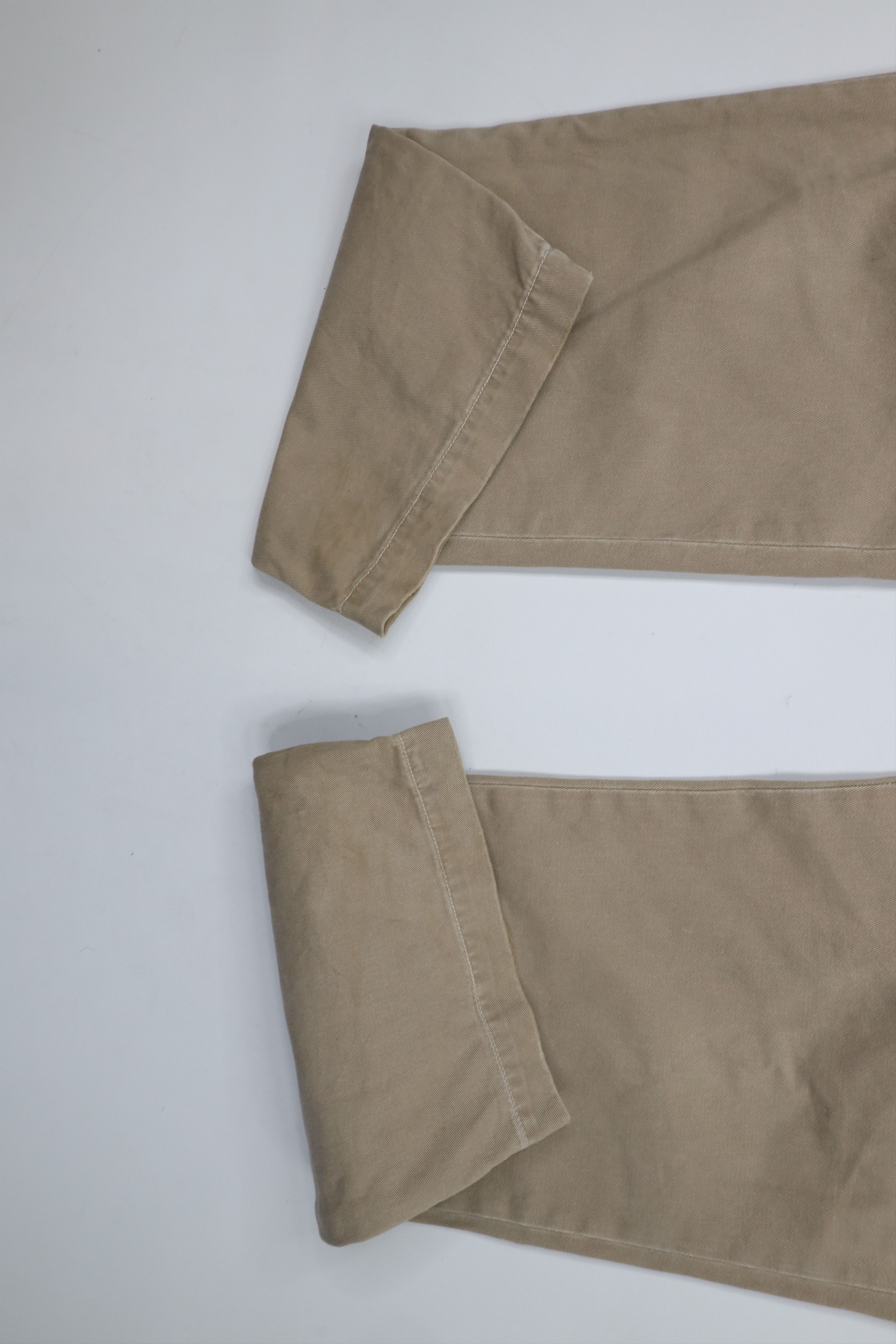 Ralph Lauren × Vintage Vintage 90s Ralph Lauren Fit Distressed Wide Leg Chino Pants Size US 40 / EU 56 - 6 Thumbnail