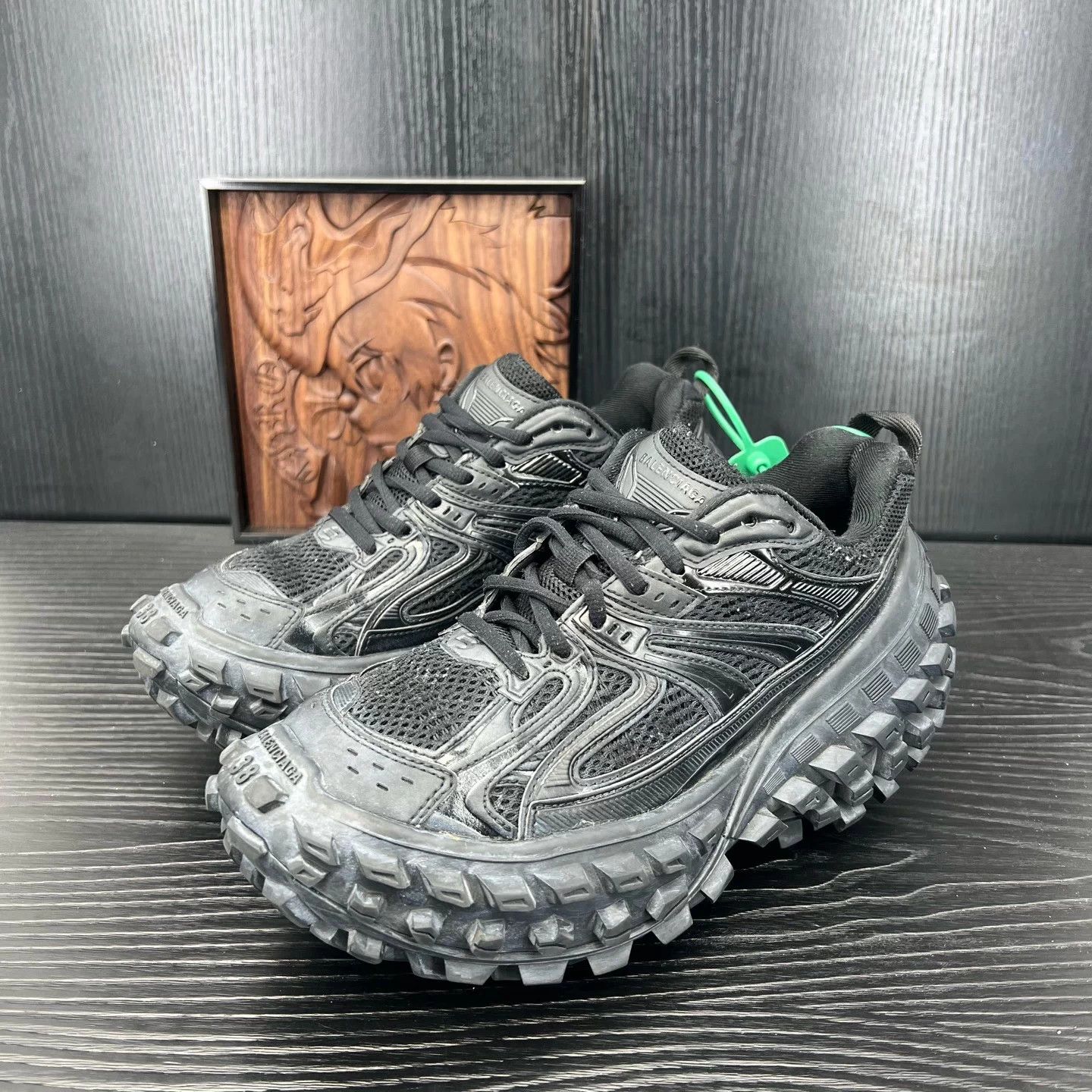 Balenciaga Balenciaga Track Sneaker Black EU 38 Distressed Size US 8 / IT 38 - 1 Thumbnail