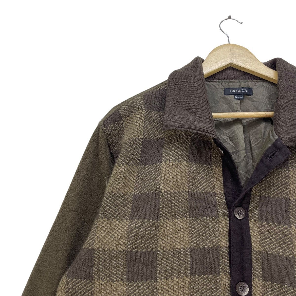Issey Miyake × Japanese Brand × Vintage Japanese Brand Ex Club Tartan Jacket Inspired Issey Miyake Size US L / EU 52-54 / 3 - 4 Thumbnail