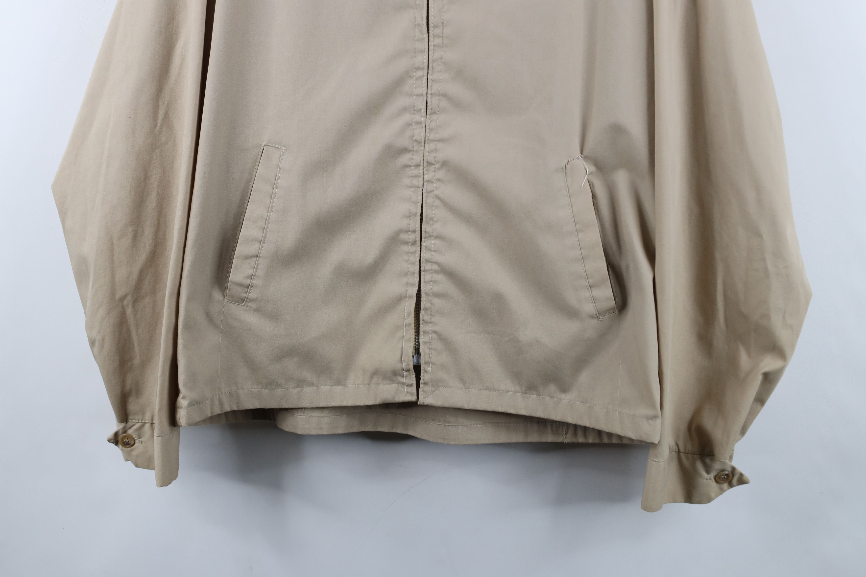 Vintage Vintage 50s 60s Streetwear Cafe Racer Bomber Jacket USA Tan Size US XL / EU 56 / 4 - 3 Thumbnail