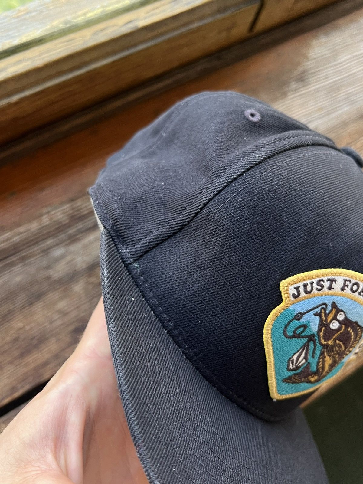 Vintage Y2k Hat VOLCOM Skateboards Cap Just For The Halibut Size ONE SIZE - 6 Thumbnail