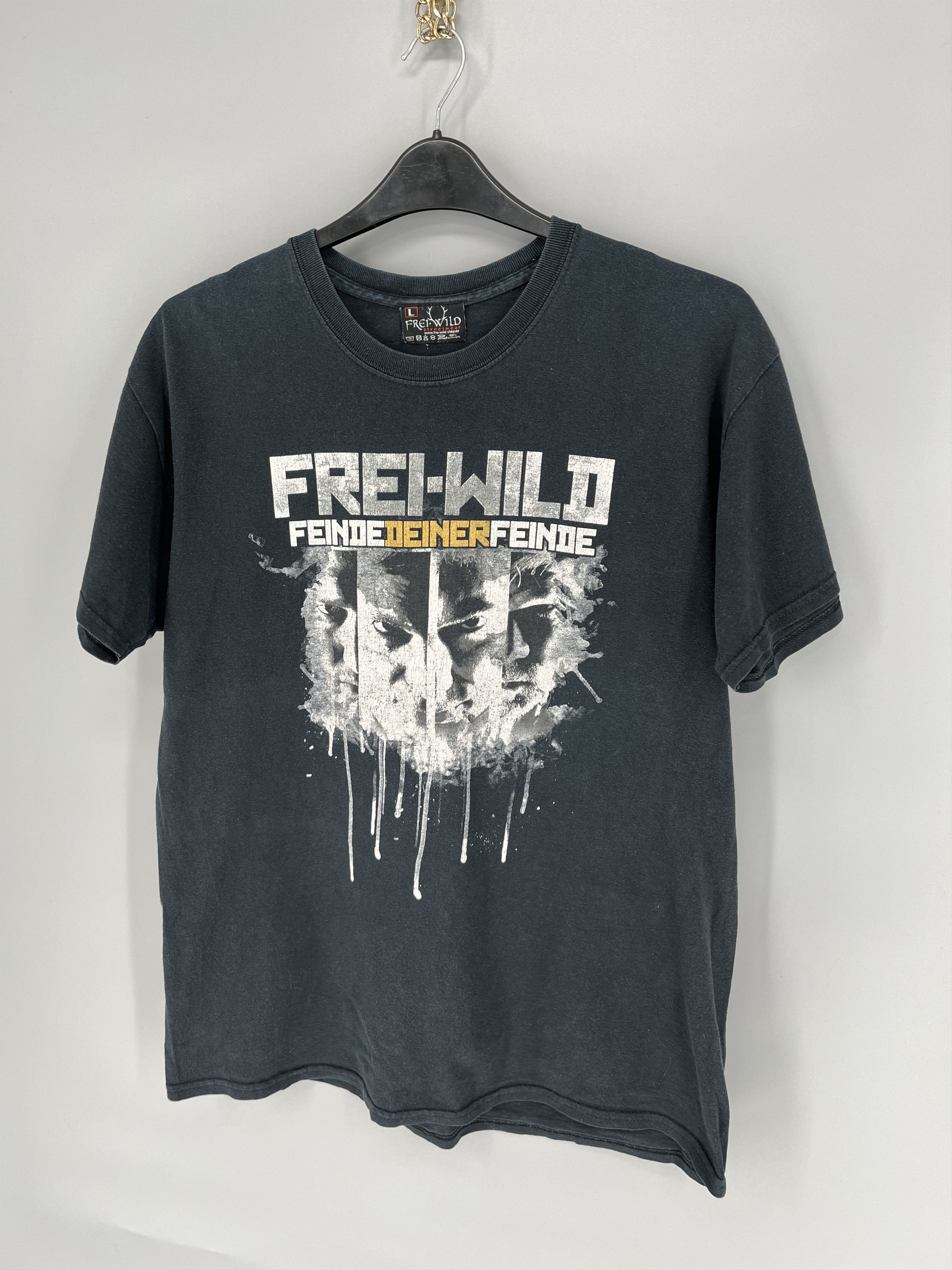 Band Tees Vintage Frei WILD Band tee Skull T shirt Black Size US L / EU 52-54 / 3 - 3 Thumbnail