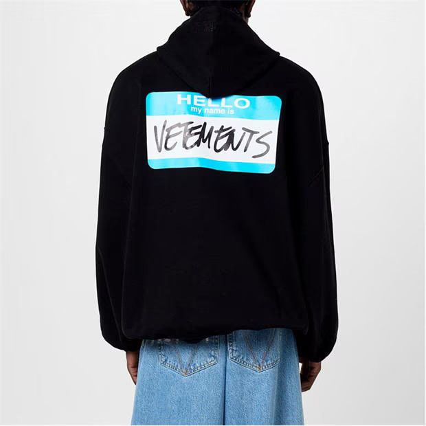 Vetements o1g2r1mq0824 Hoodie in Black Size US S / EU 44-46 / 1 - 6 Thumbnail