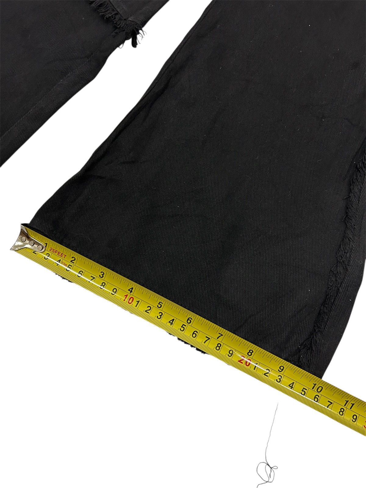 Other Japanese Avant Garde Crazy Frayed Flare Jeans Size US 31 - 11 Thumbnail