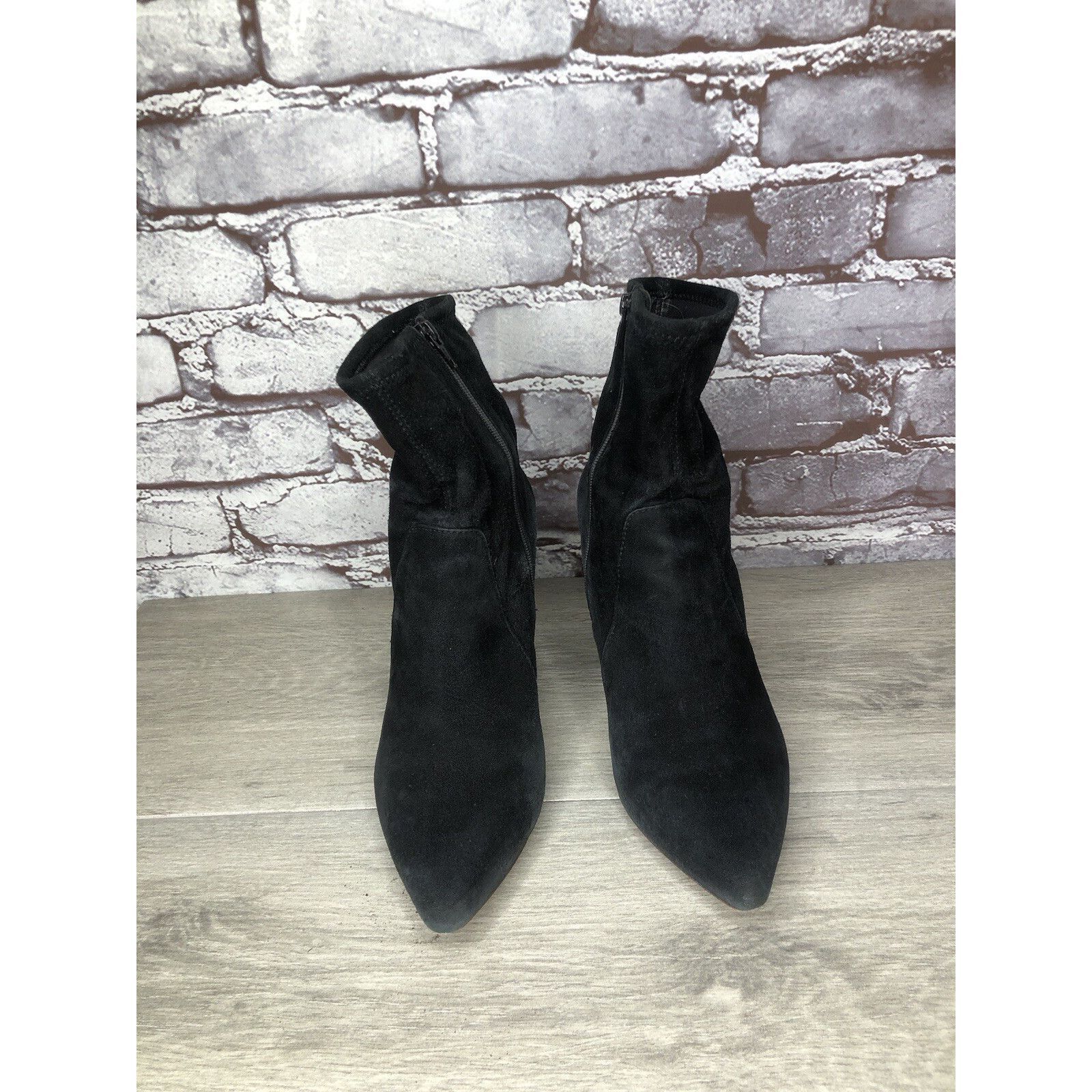 Loeffler Randall Loeffler Randall Isla Black Suede Leather Ankle Booties Boot Size US 7 / IT 37 - 18 Thumbnail