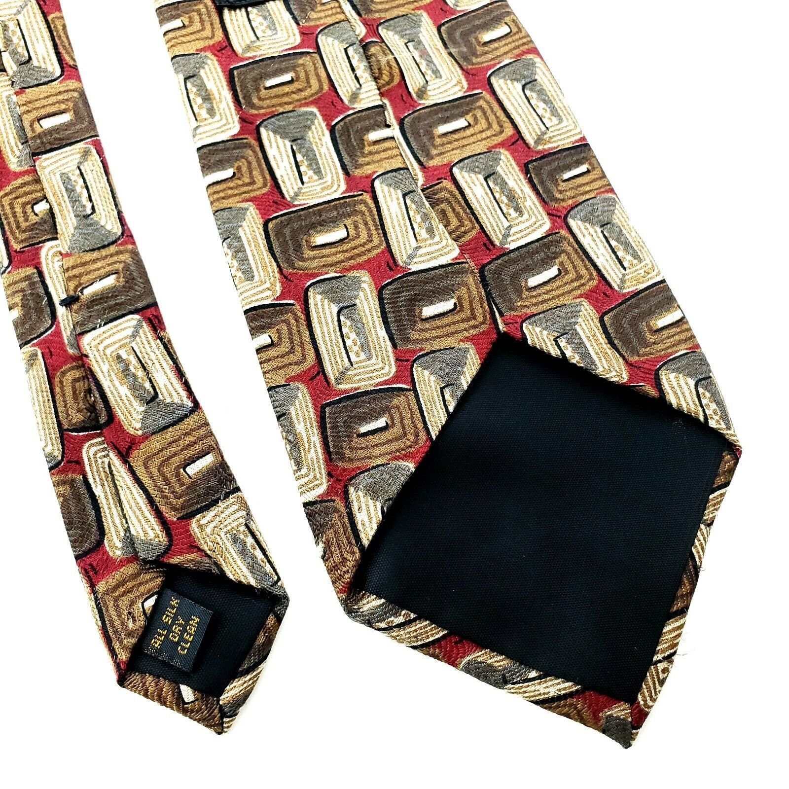 Alexander Julian Alexander Julian Colours Abstract Multi-Colored Silk Tie Pri Size ONE SIZE - 5 Thumbnail