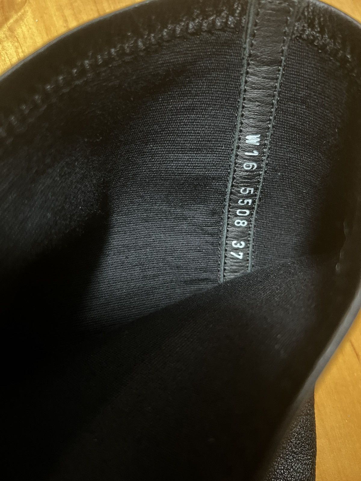 Rick Owens Rick owens mainline leather thigh high stocking sz 37 Size US 7 / IT 37 - 7 Thumbnail