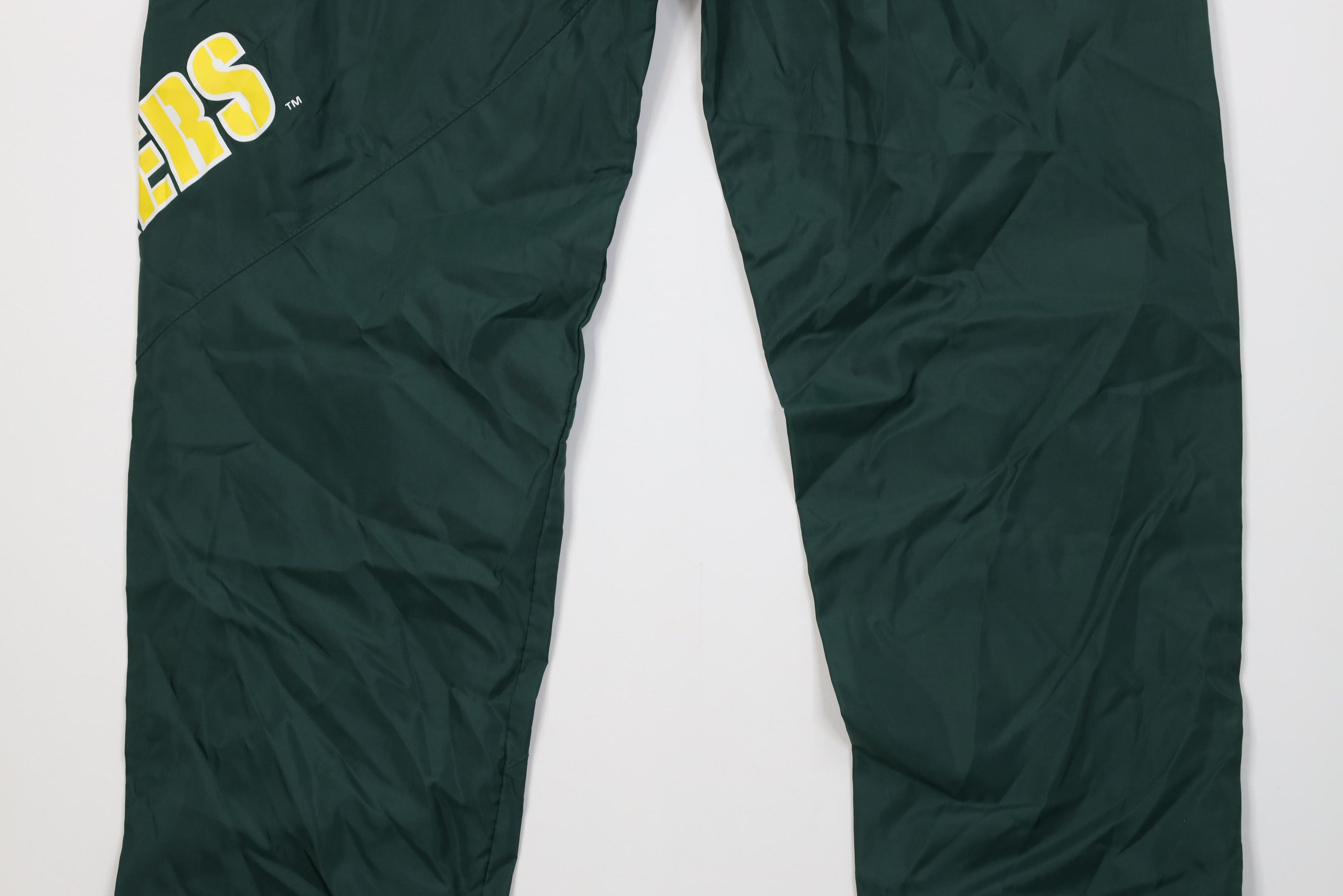 Vintage Vintage 90s NFL Green Bay Packers Football Windbreaker Pants Size US 34 / EU 50 - 12 Thumbnail