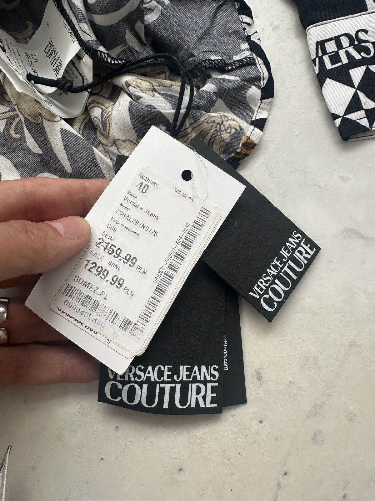 Versace × Versace Jeans Couture Versace Jeans Couture viscose all over print shirt with tags Size M / US 6-8 / IT 42-44 - 17 Thumbnail