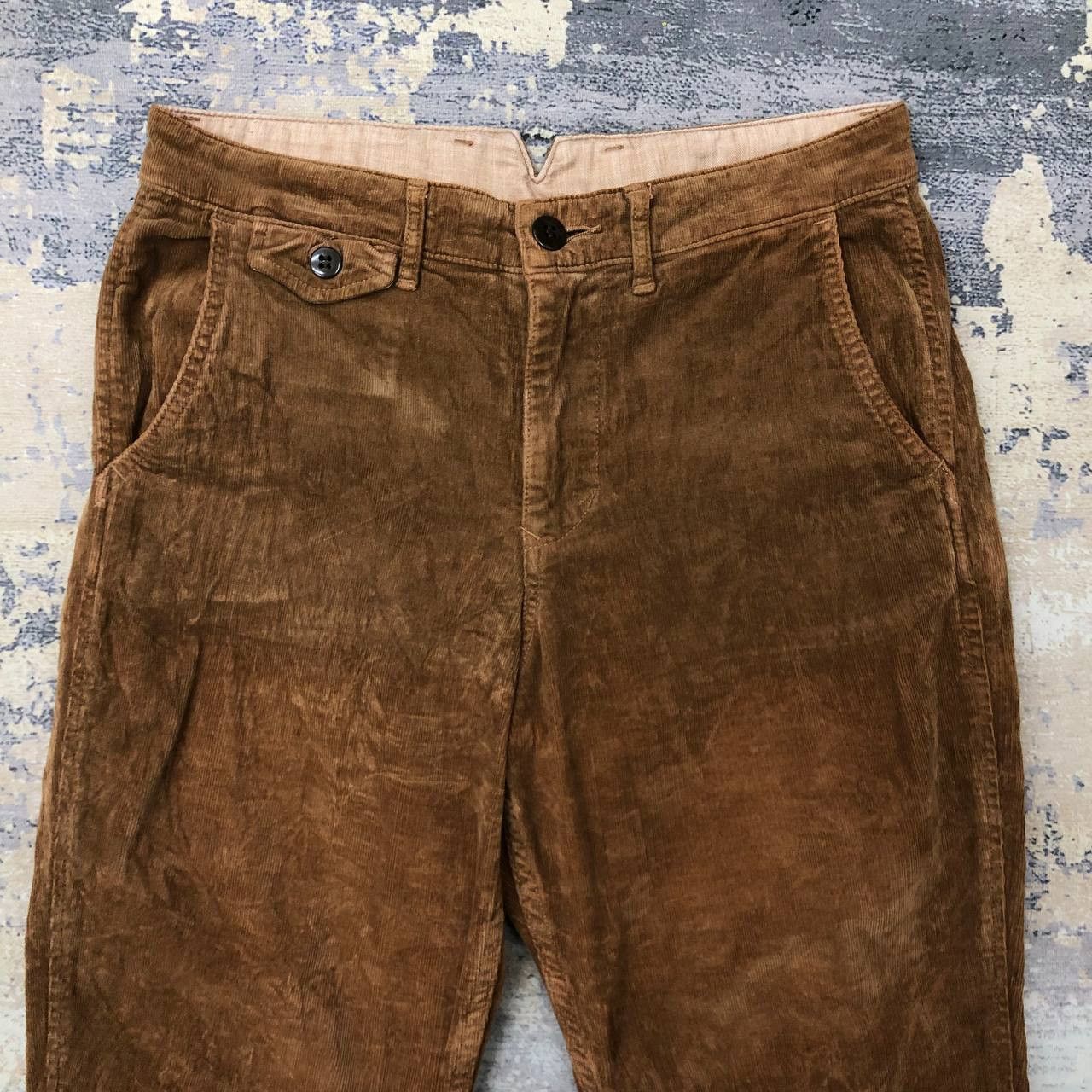 Japanese Brand P162 D.M.G JAPAN MADE CORDUROY SKINNY ANKLE PANTS Size US 28 / EU 44 - 3 Thumbnail