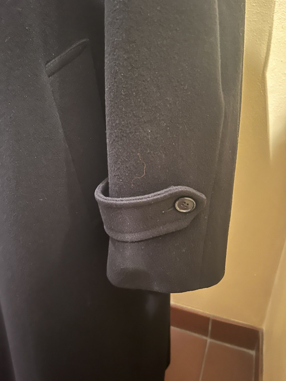 Other Black wool topcoat made in the USA in magnificent shape! Size US XL / EU 56 / 4 - 3 Thumbnail