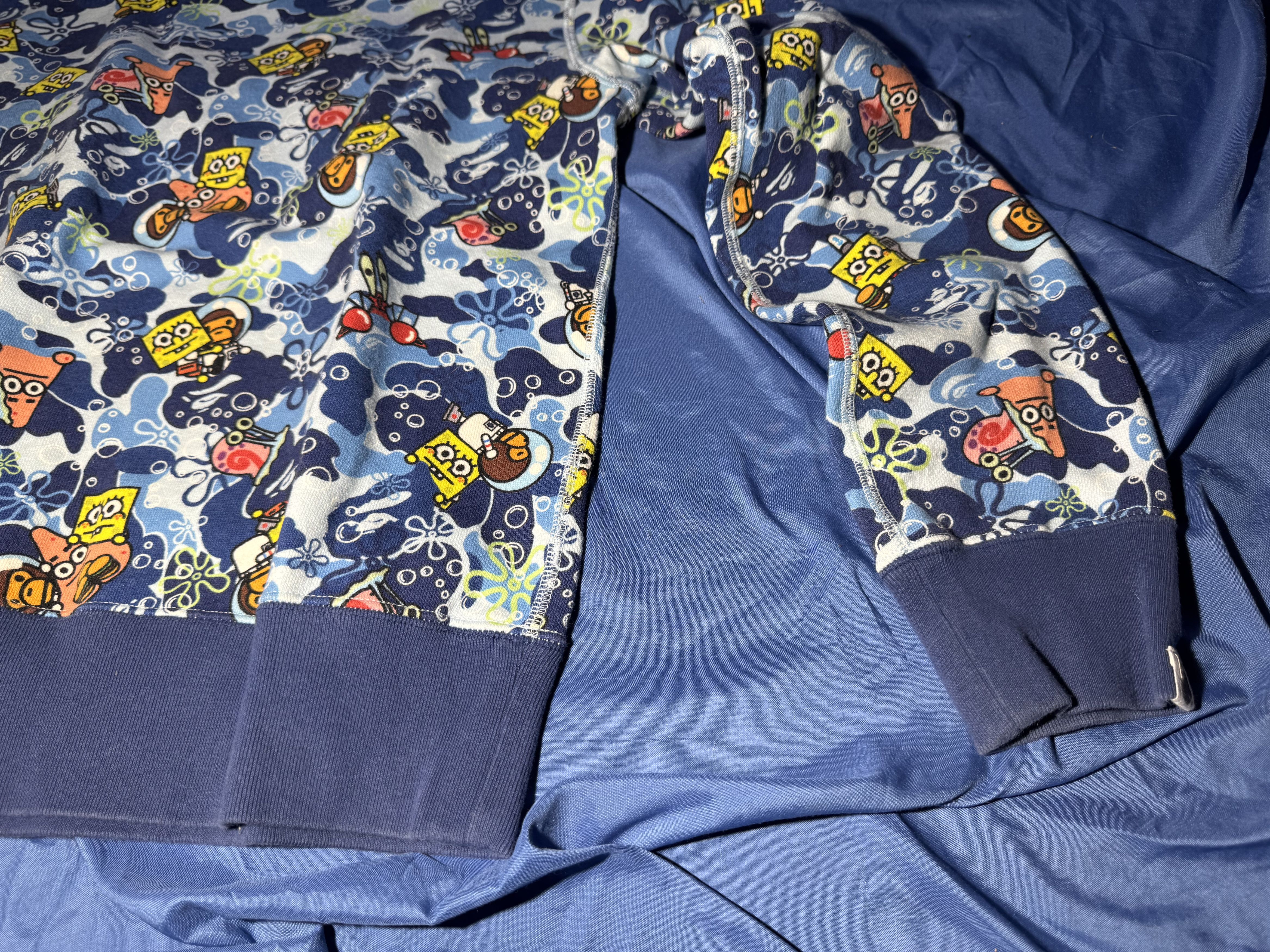 Bape Bape x Spongebob vintage crewneck sweater medium *rare* Size US M / EU 48-50 / 2 - 4 Thumbnail