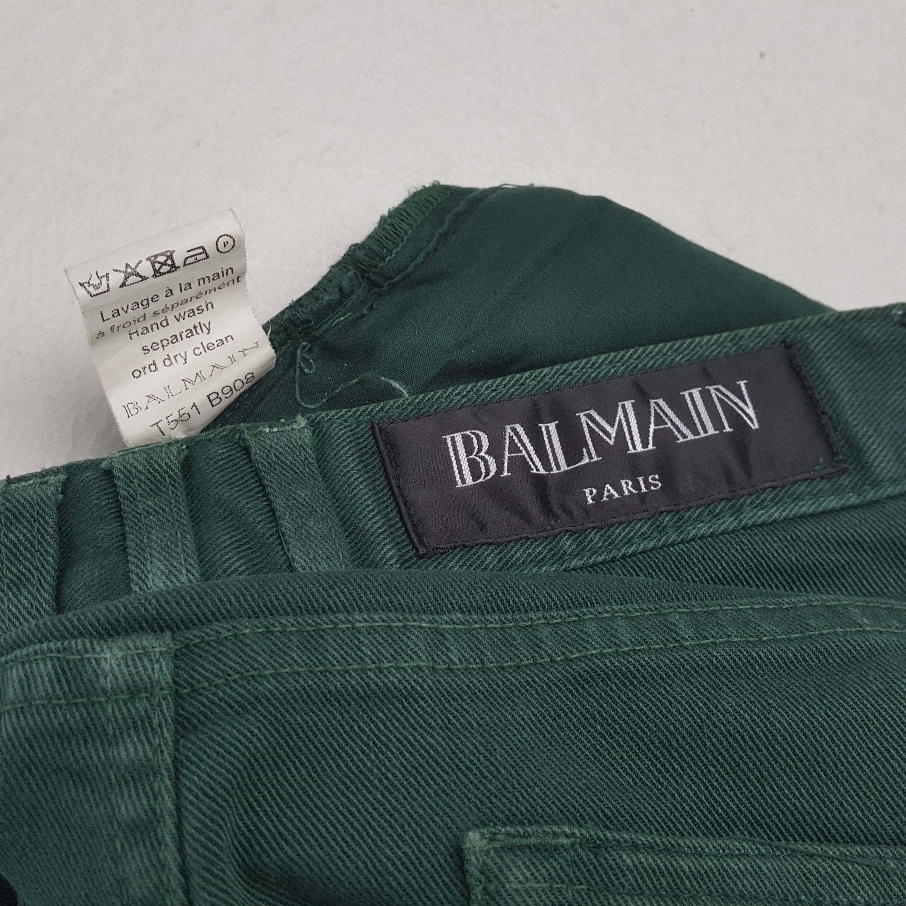Balmain × Vintage BALMAIN Paris Fashion Brand Style Pants Size US 29 - 14 Thumbnail