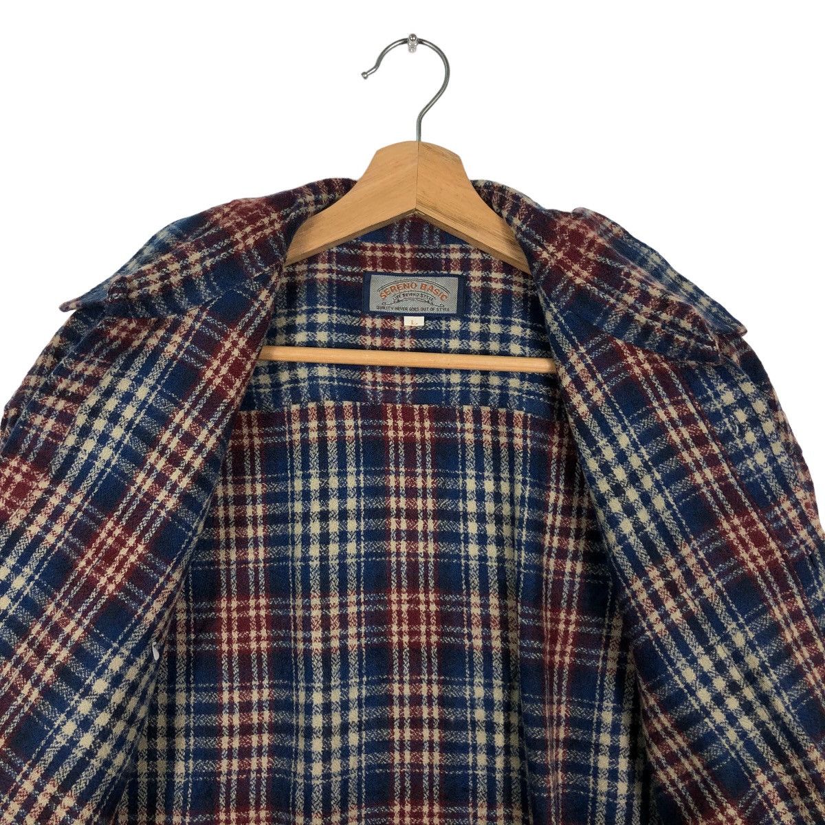 Flannel 🔥90s Sereno Basic Issey Miyake Flannel Jacket Tartan Design Size US L / EU 52-54 / 3 - 11 Thumbnail