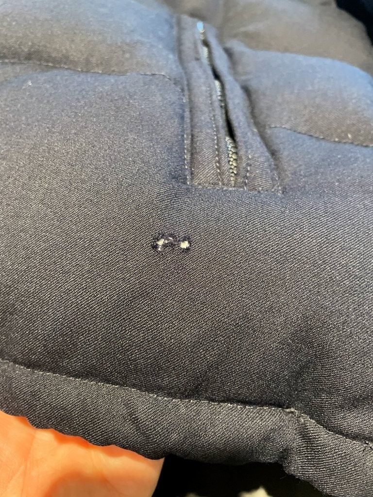Moncler Moncler Montgenevre Hooded Wool Flannel Quilted Puffer Navy Size US L / EU 52-54 / 3 - 6 Thumbnail