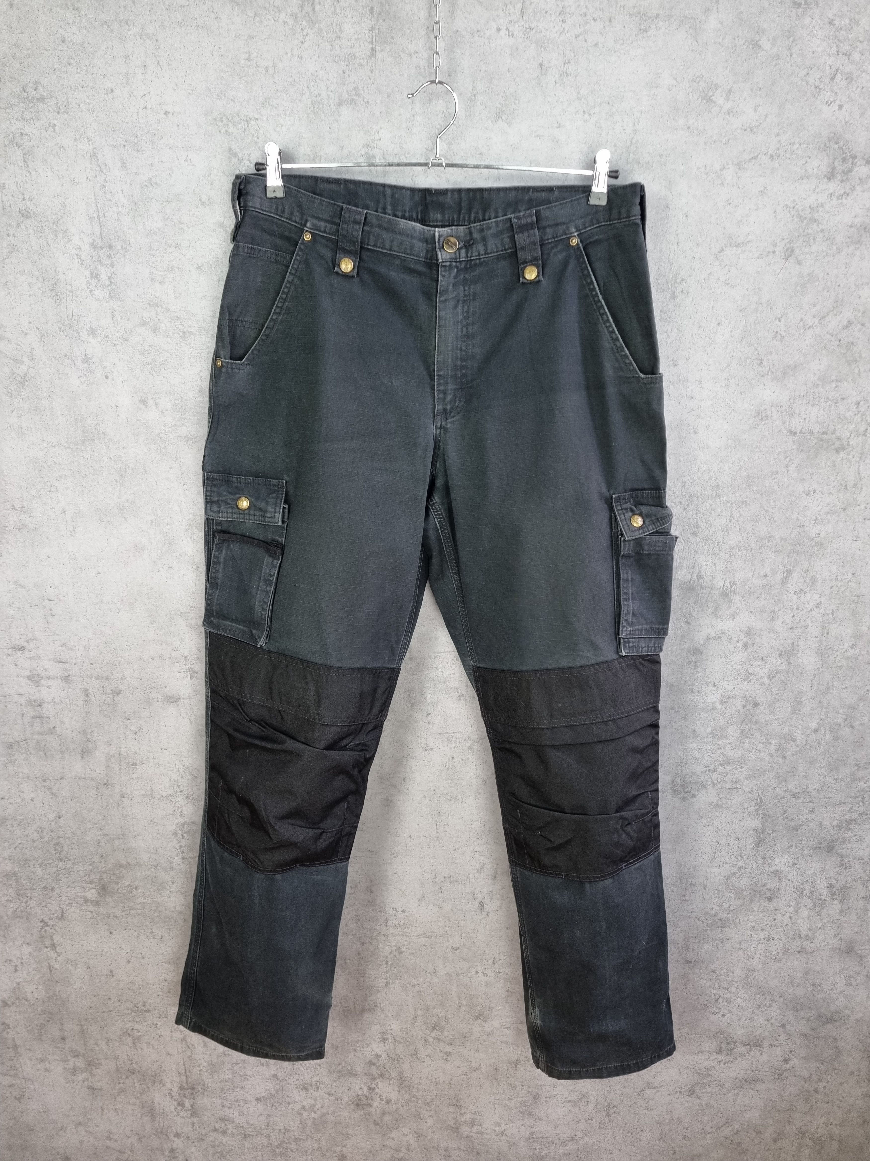 Carhartt × Vintage Faded CARHARTT Double knees Cargo Worker Pants Size US 34 / EU 50 - 4 Thumbnail