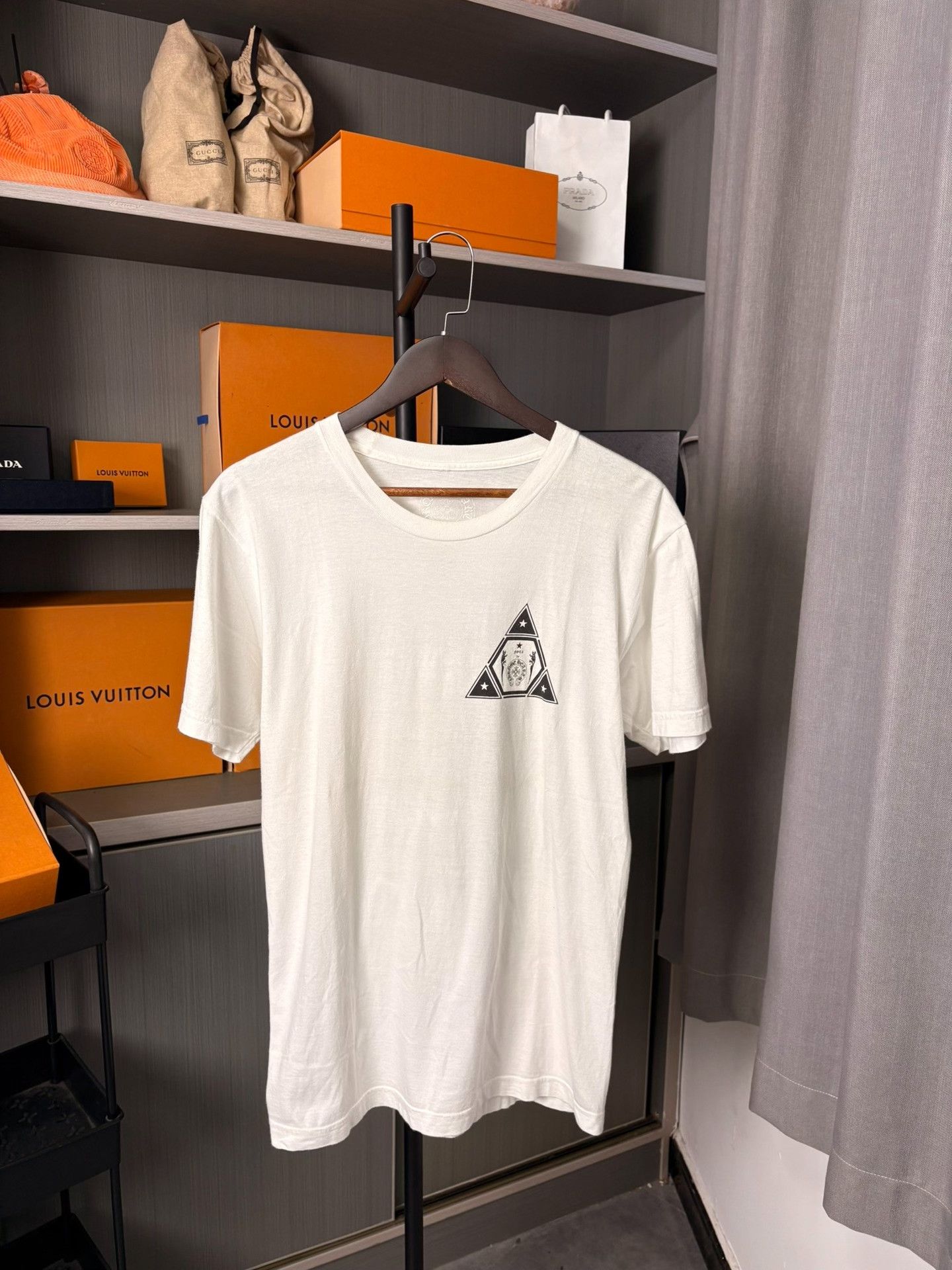 Chrome Hearts Chrome Hearts White T-Shirt M Men Size US M / EU 48-50 / 2 - 1 Thumbnail
